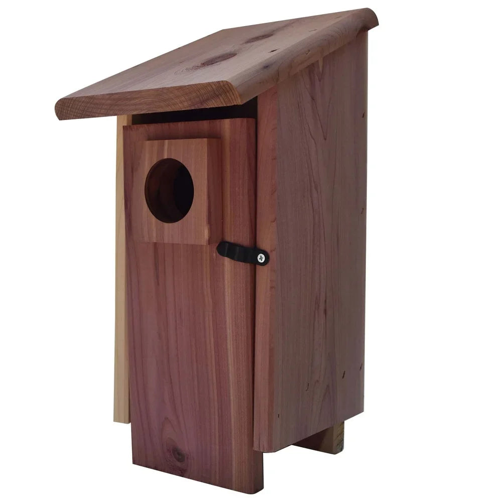 Eastern Red Cedar Bluebird House Outdoor Nesting Box With Ventilation