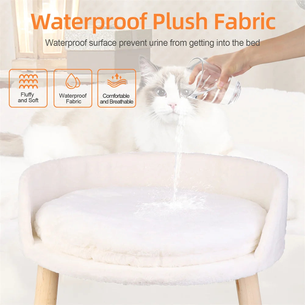BORWART Ultra Soft Elevated Dog Cat Sofa Bed