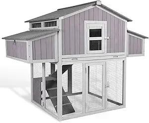 Foldable Outdoor Chicken Coop With Nesting Boxes And Perches