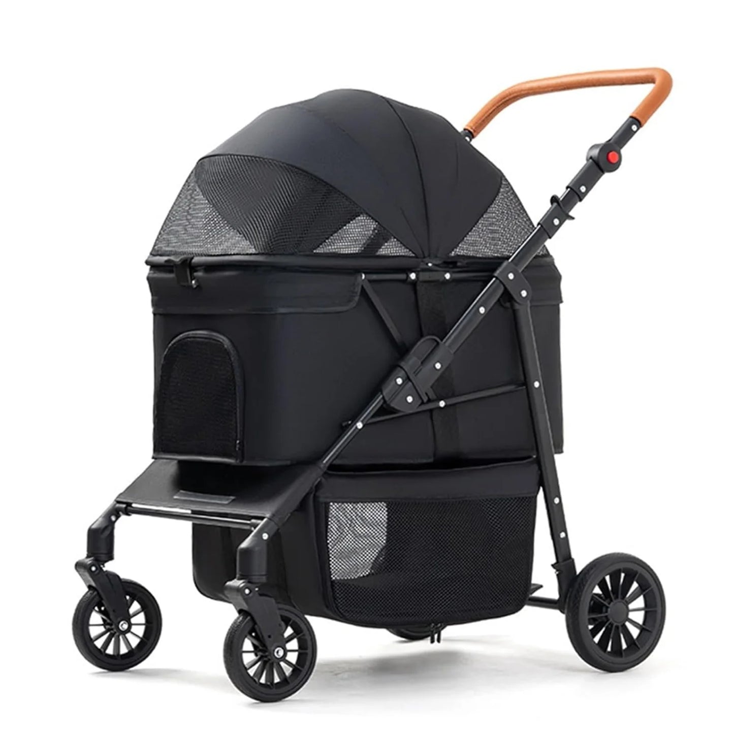 Shunmaii Pet Stroller Foldable Jogger For Small And Medium Dogs