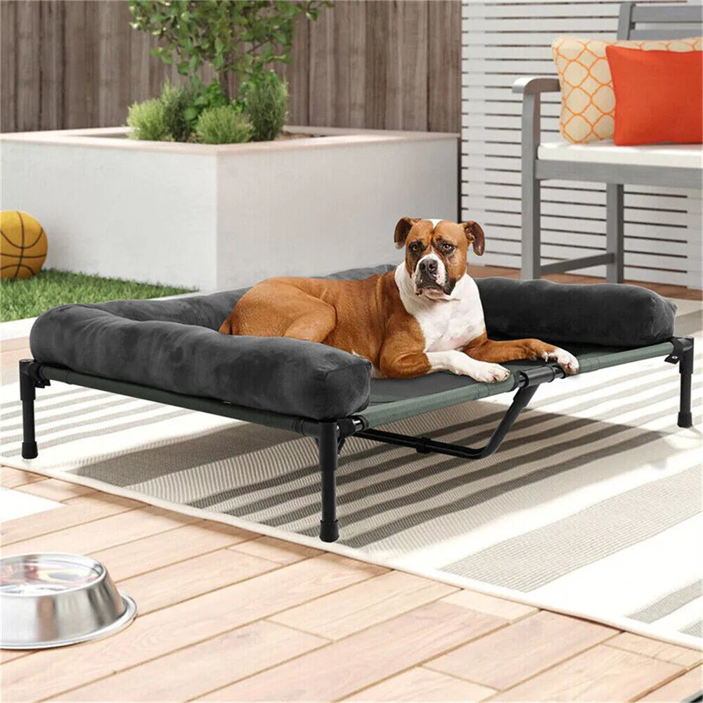 Borwart Cooling Elevated Dog Bed Indoor Outdoor Raised Sofa