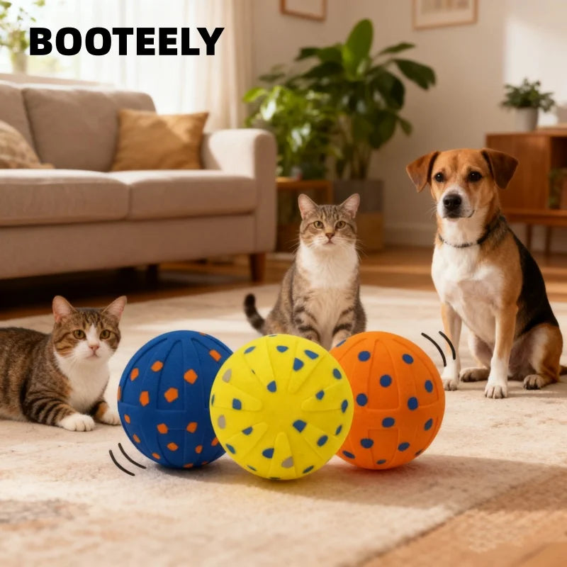 Booteely Interactive Smart Automatic Dog Ball Toy Moving Rotating