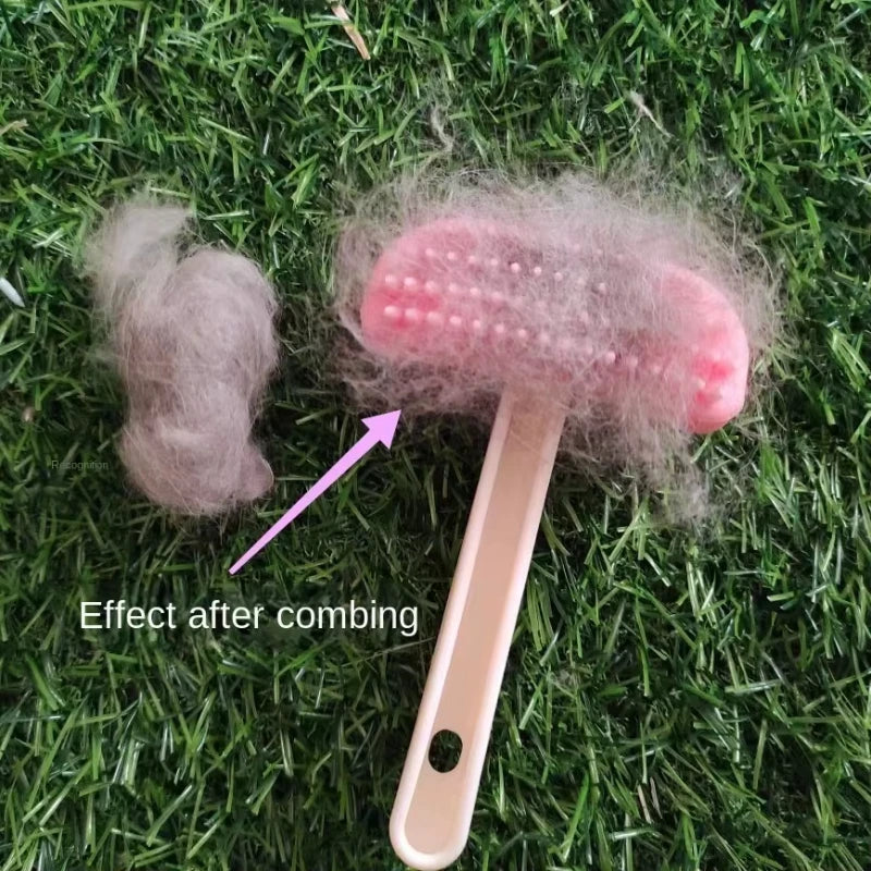 Rabbit Silicone Pet Comb for Cats and Guinea Pigs Grooming