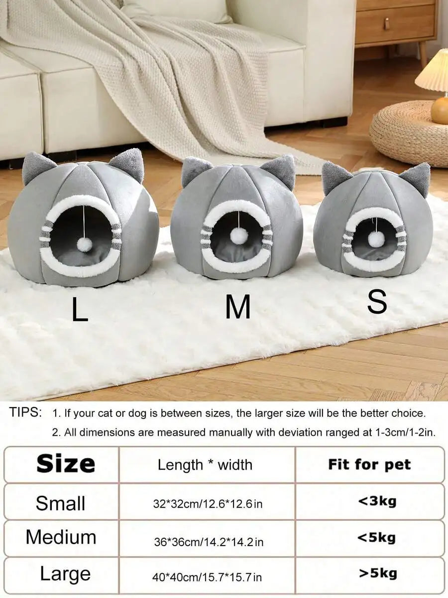 Petsin Cat Bed Kitten Sofa Washable Ultra Soft Indoor