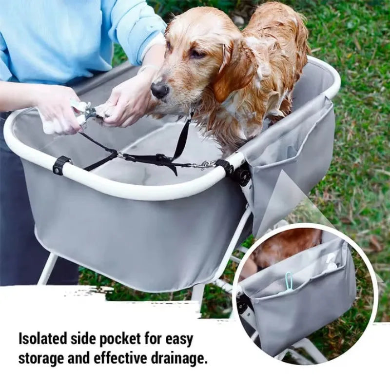 NONEDog Litter Elevated Foldable Dog Bath Tubs For Grooming