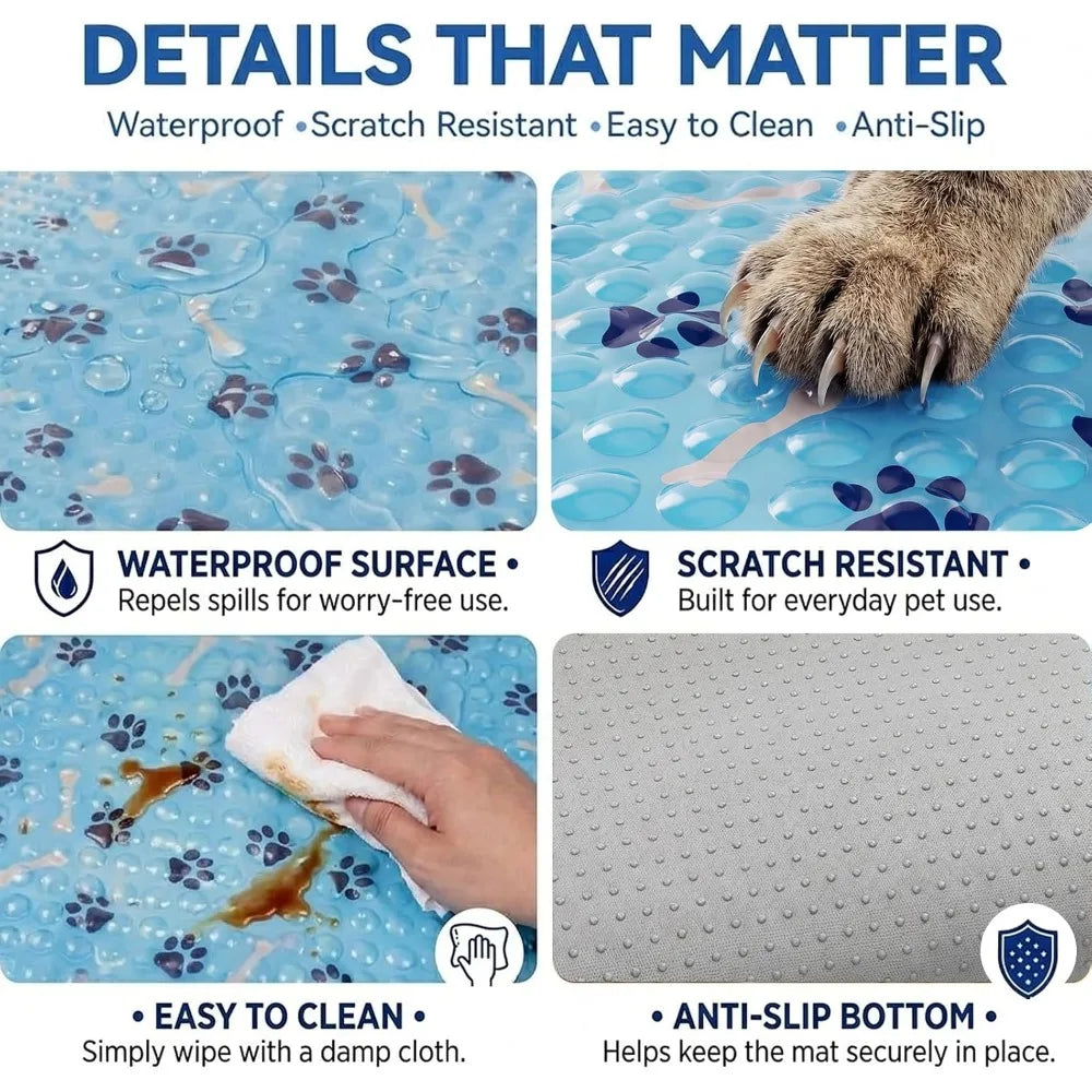 Self Cooling Dog Bed With Gel Cooling Mat Waterproof Durable