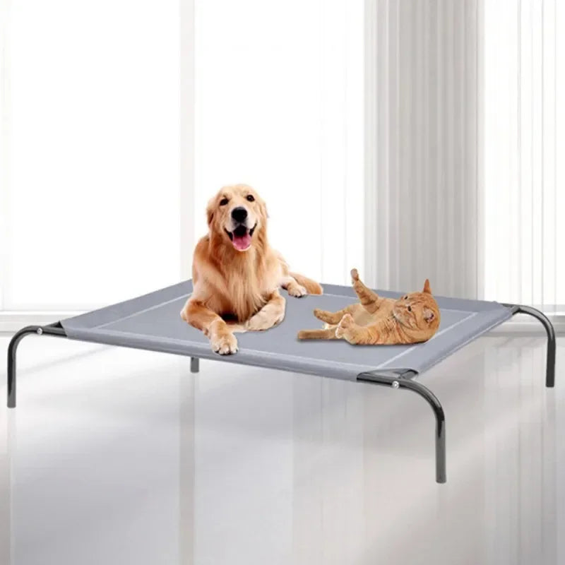 Detachable Breathable Dog Bed With Steel Frame For Large Dogs
