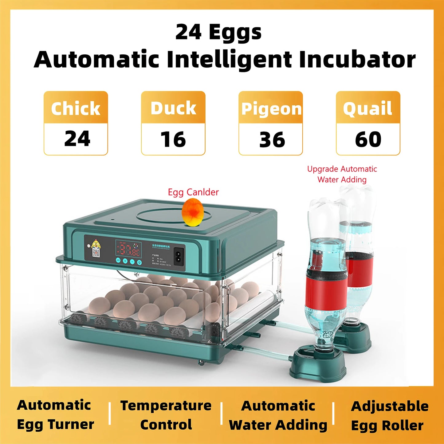 Egg Automatic Incubator for Poultry Hatching Machines