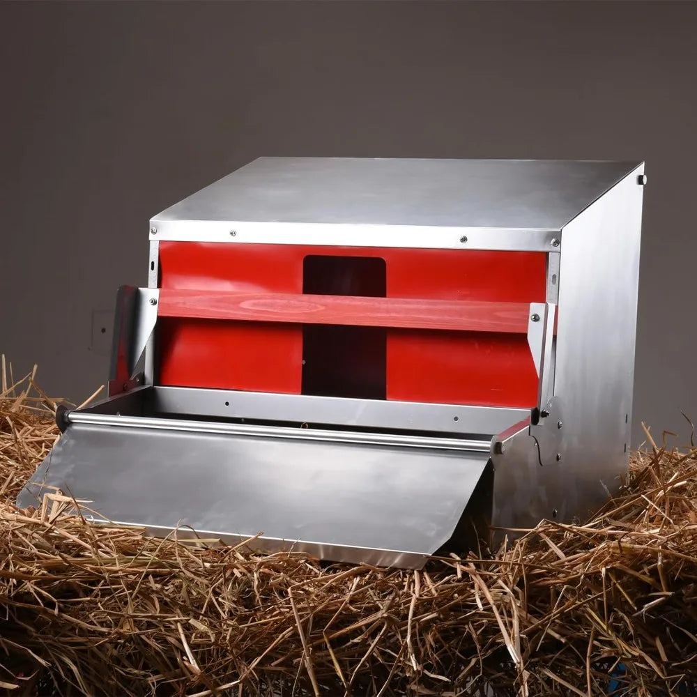 Chicken Nesting Box With Roll Away Egg Design 20 Hens