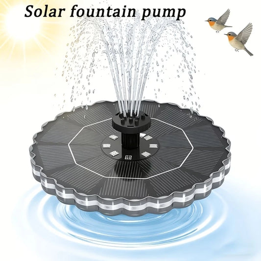 3.5W Solar Fountain With LED Lights For Garden Pond