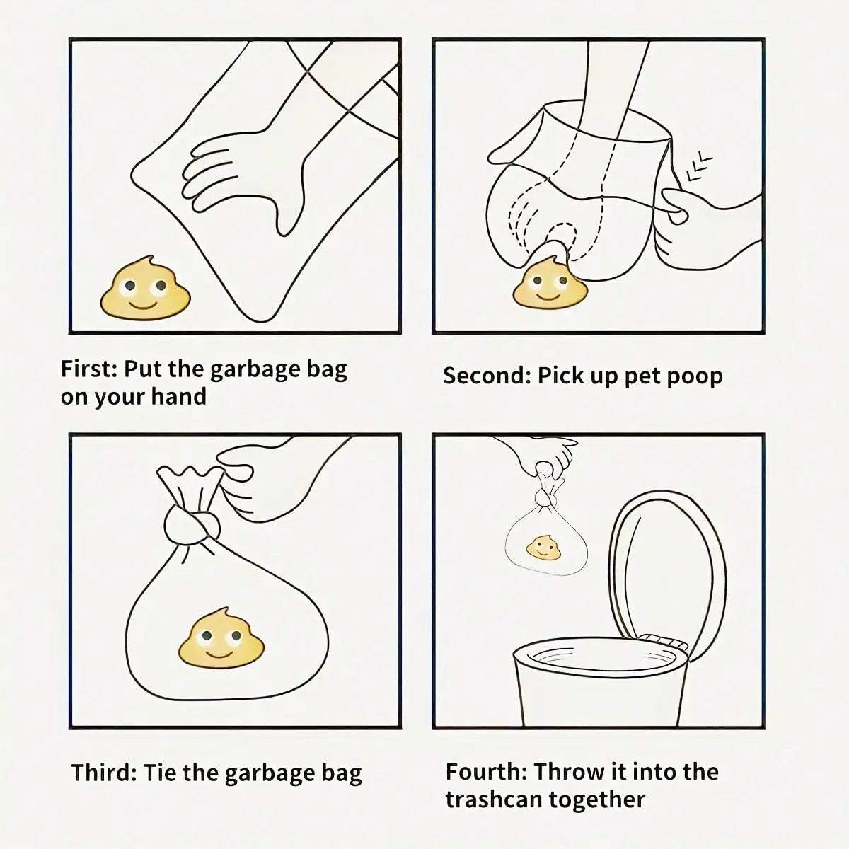 Dog Poop Bags 180Count Thick Leak Proof for Pets Supplies