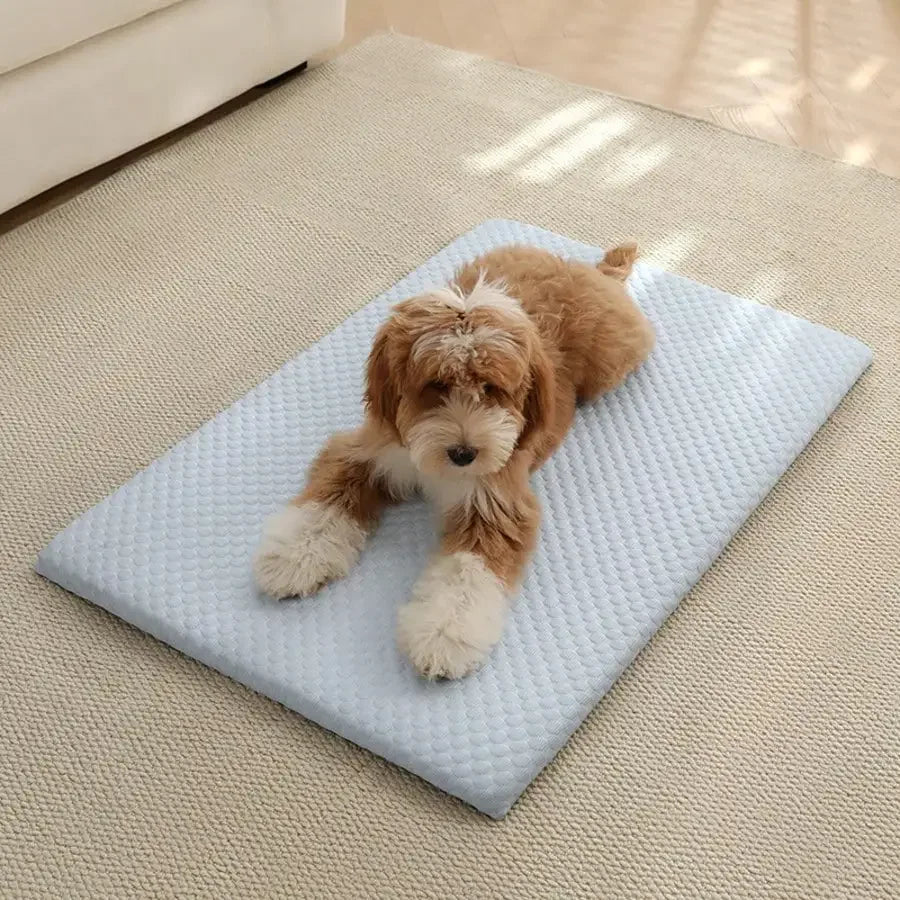 1pc Cooling Cat Bed With Thick Padding Breathable Comfort.