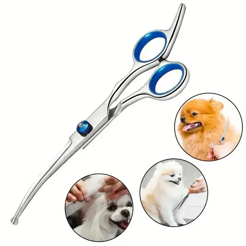 Ambidextrous Pet Safe Scissors For Dog Grooming Precision