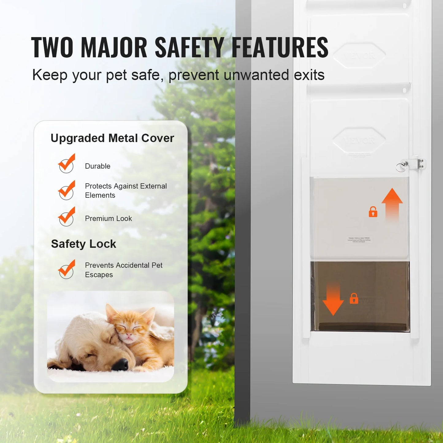 Dog Door For Sliding Glass Door With Adjustable Height Frame