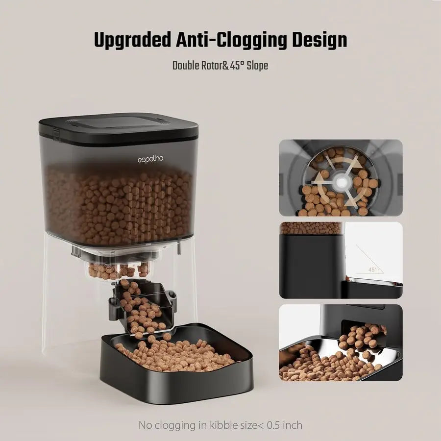 Automatic Cat Feeder Timed Dispenser for Cats and Small Dogs