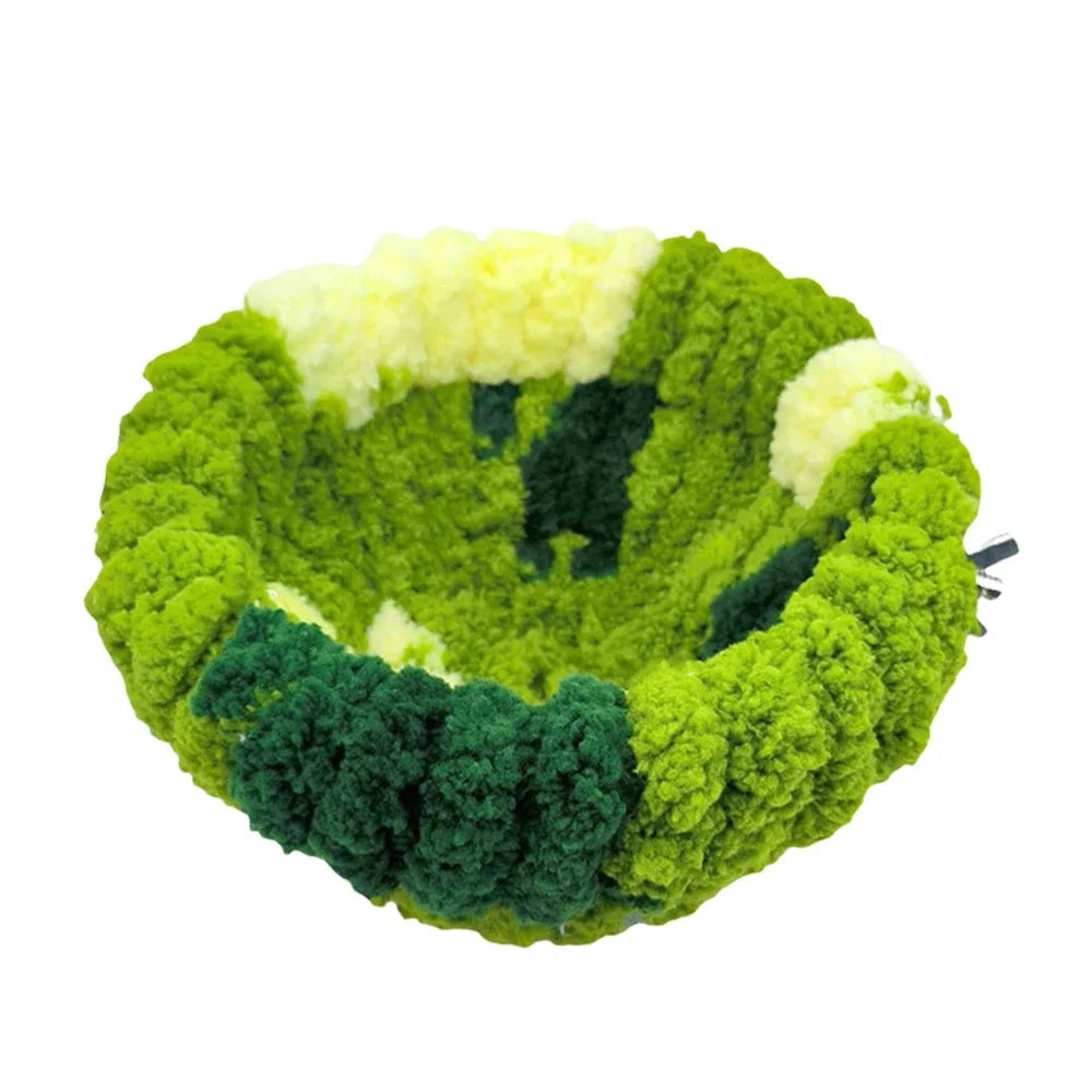 NONECN Plush Bird Bed Nest For Small Animals Parrot Cage Accessories