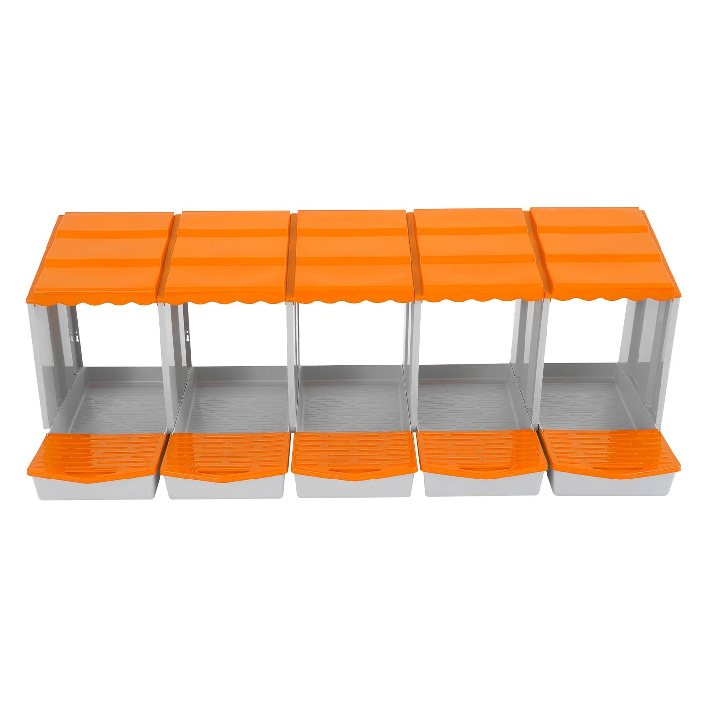 Five-Compartment Chicken Nesting Box With Roll Away Egg Collection