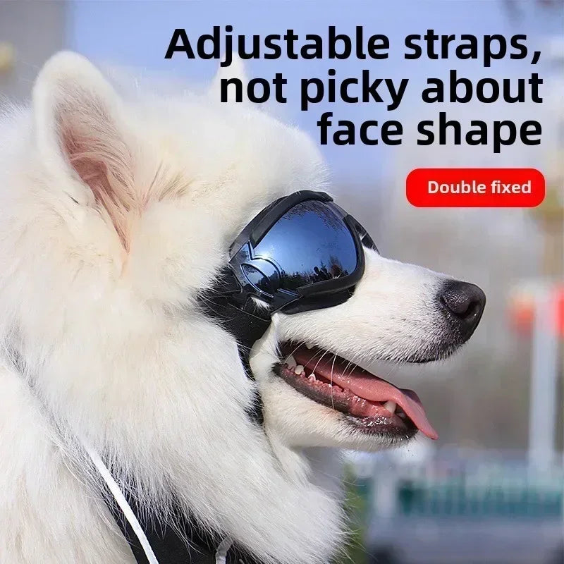 Adjustable Pet Goggles Anti UV Glare Windproof Sunglasses For Dogs