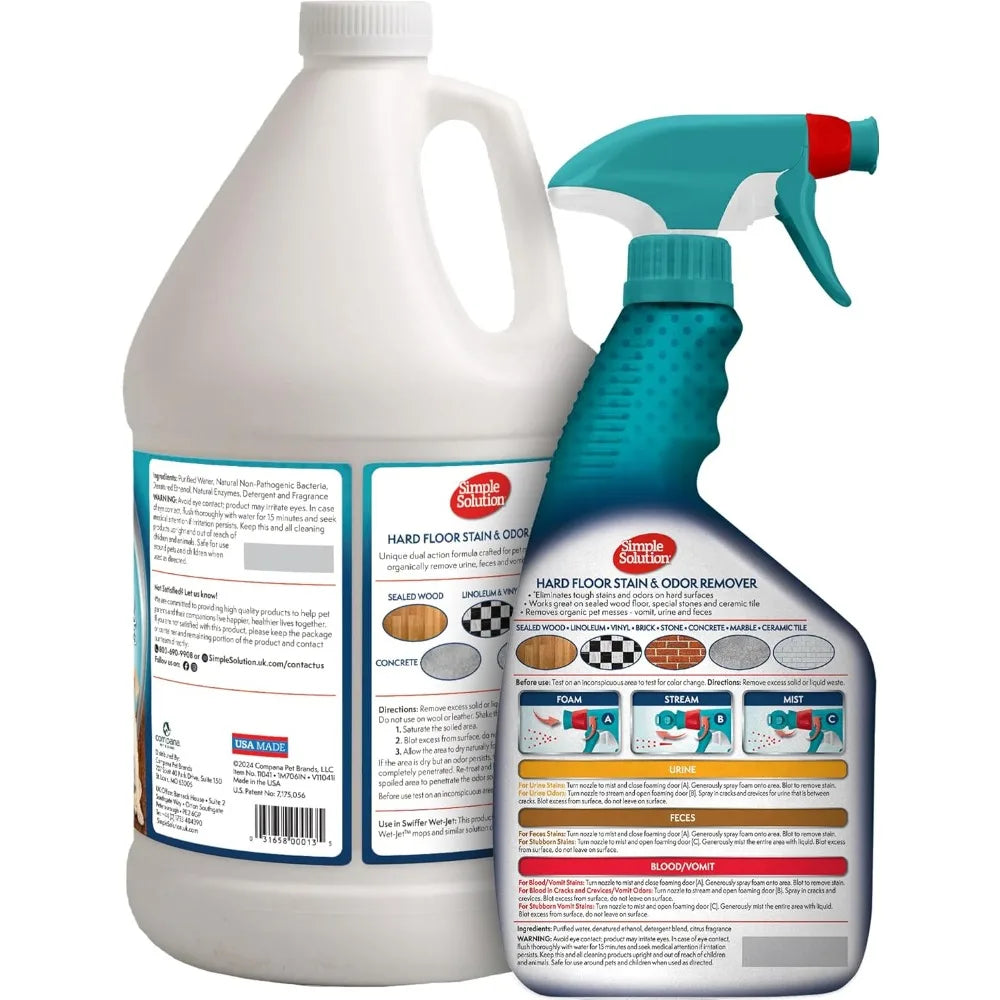 XMSJ Pet Stain And Odor Remover For Hard Floors Enzyme