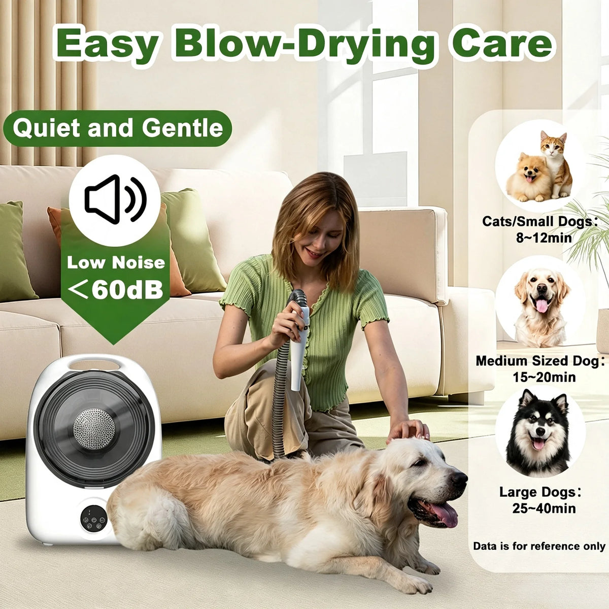 Professional 5In1 Pet Grooming Vacuum Trimmer Tool Set