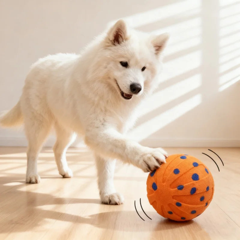 Booteely Interactive Smart Automatic Dog Ball Toy Moving Rotating