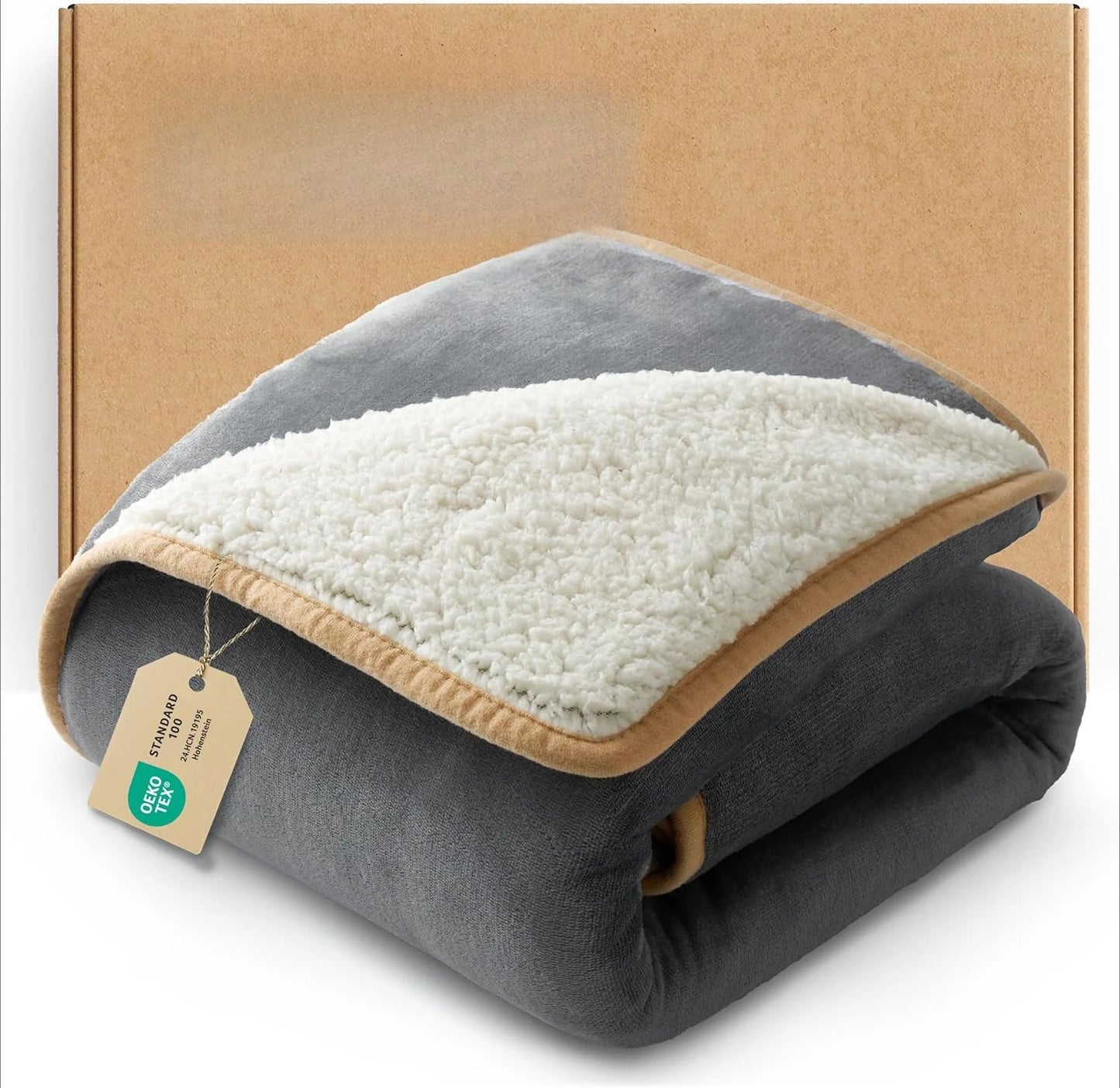 Pet Blanket With Sherpa And Fleece Reversible Comfort