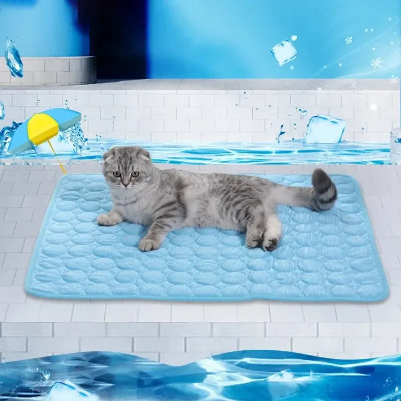 Ice Cooling Pet Mat For Cats And Dogs Durable Nest