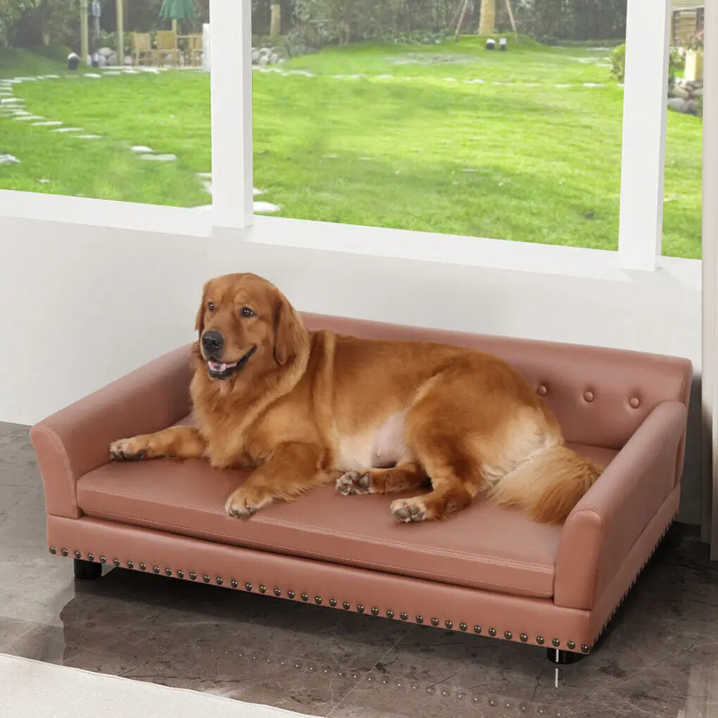 BINGOPAW Waterproof Sofa Dog Bed With Removable Cushion