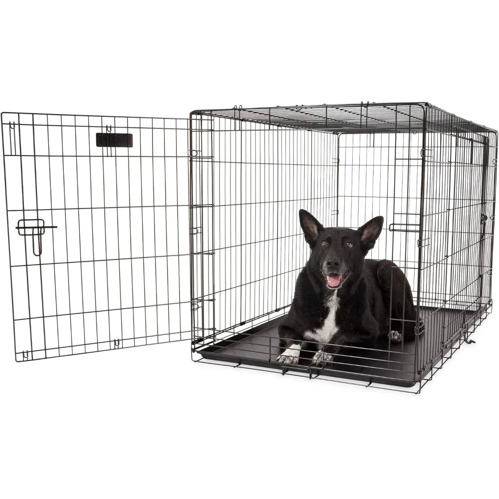 DAFIFY Two-Door Wire Dog Crate
