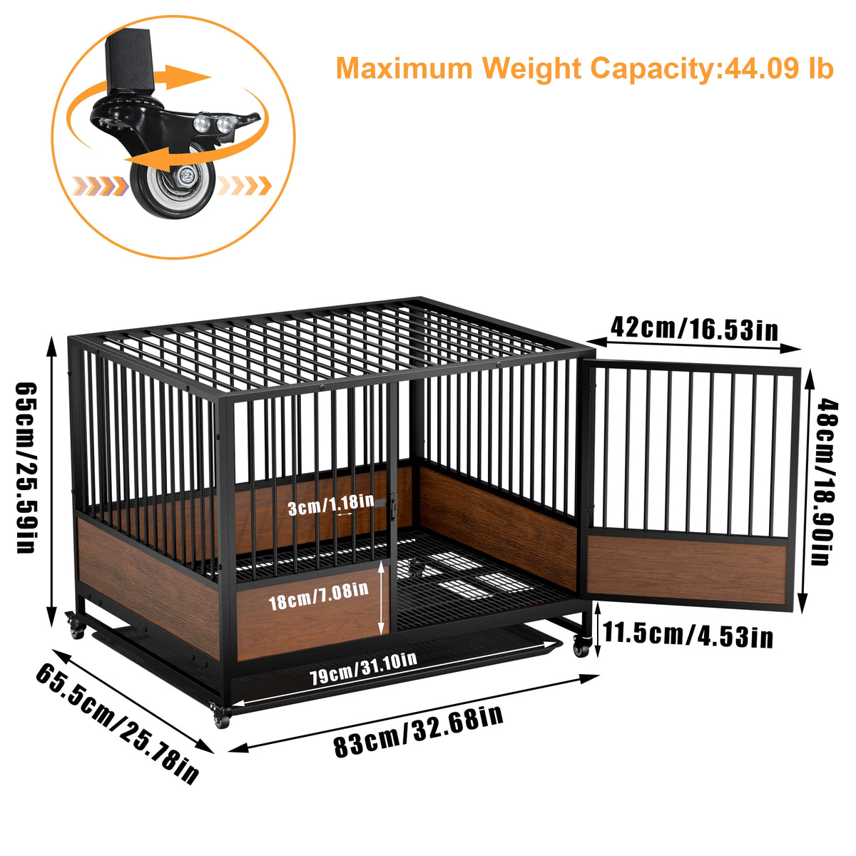 Heavy Duty Metal Cat Cage Playpen for Cats and Dogs