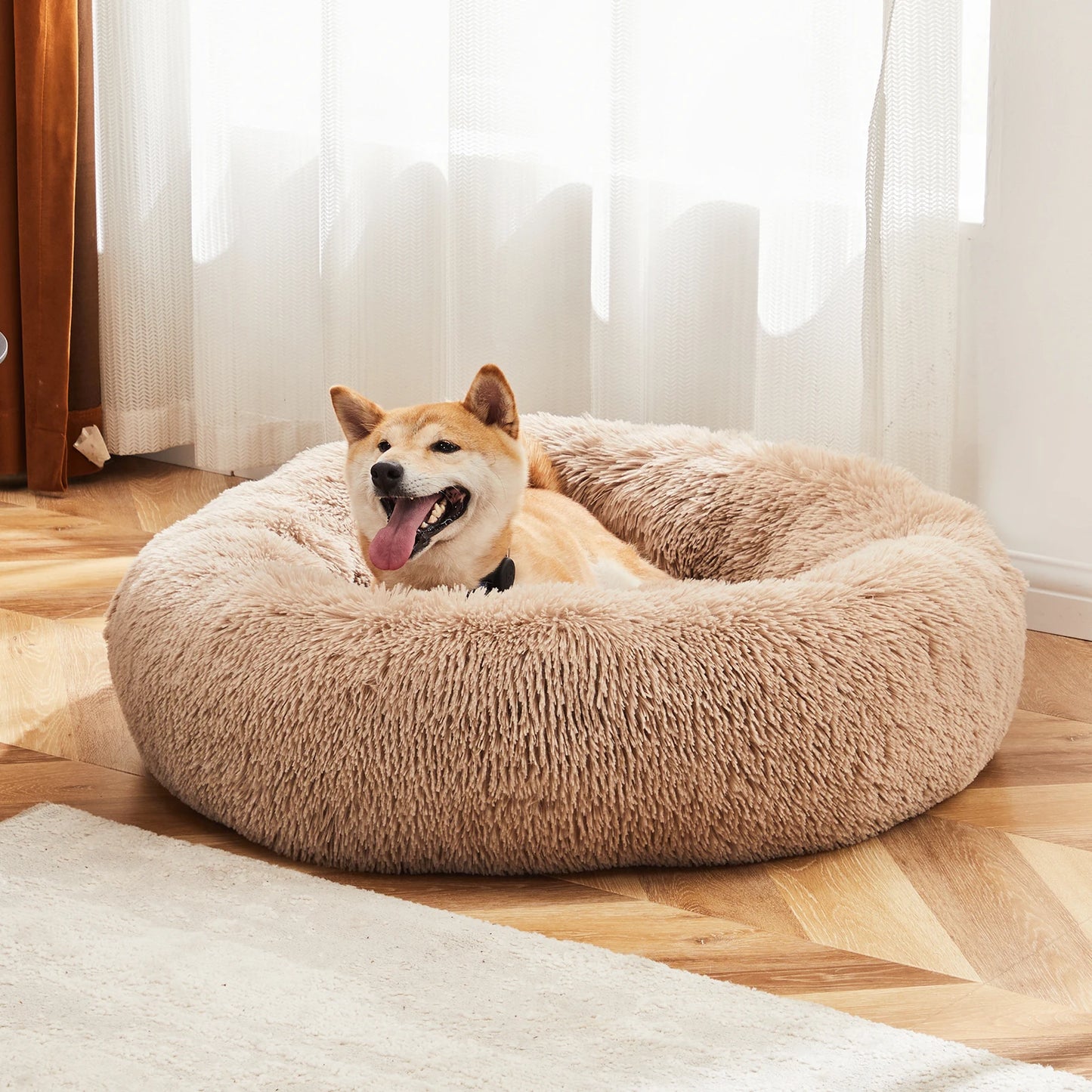 JHK Calming Dog Bed for Medium and Large Dogs Premium