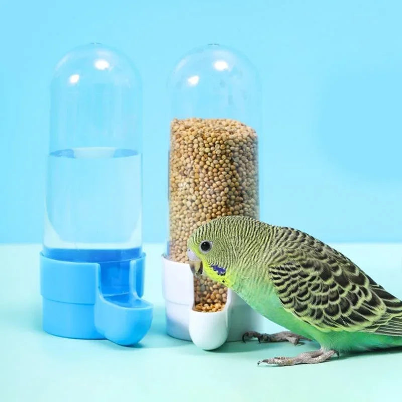 Bird Water Feeder Hanging Dispenser for Parrots and Finches
