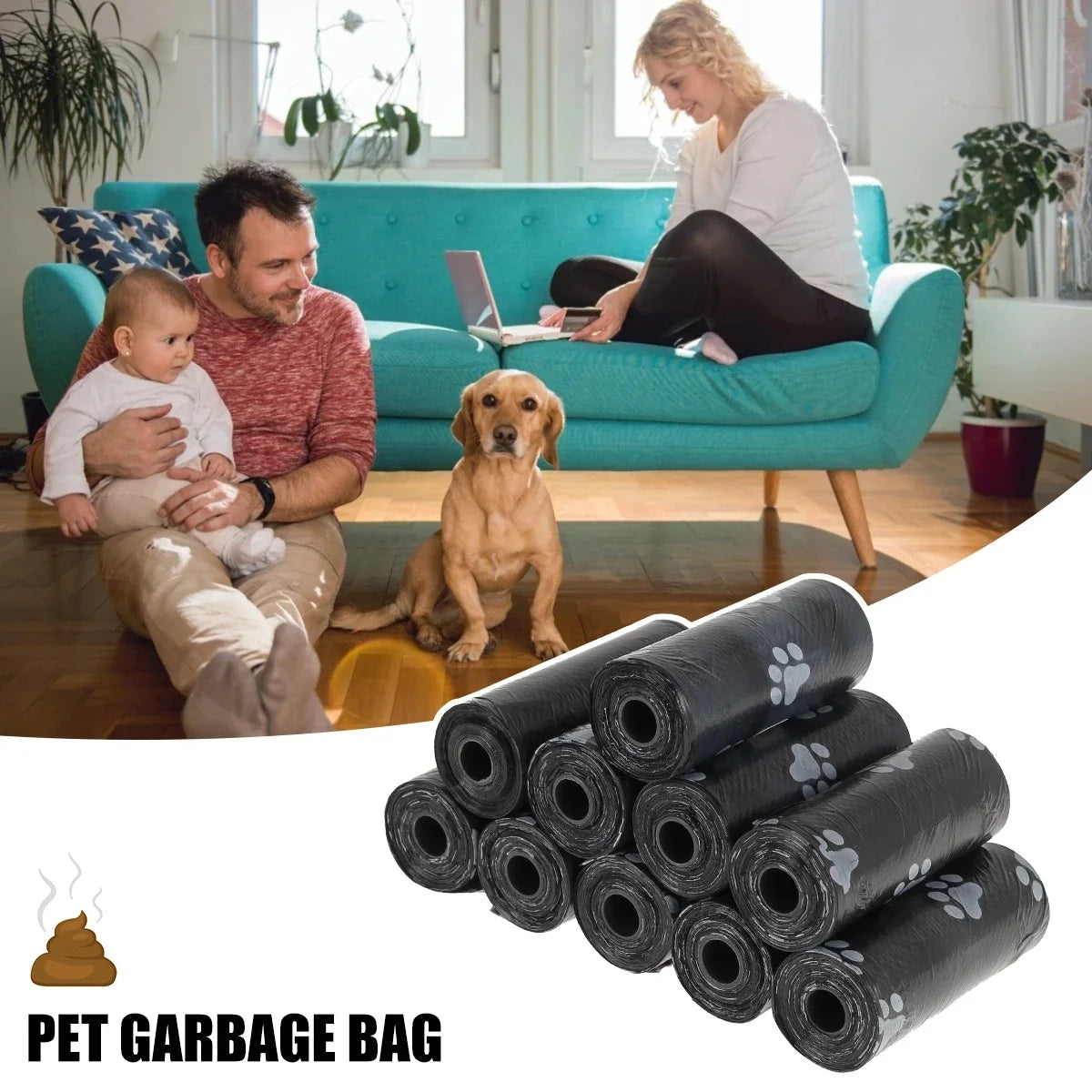 NONEDog Accessories Biodegradable Pet Poop Bags Dispenser For Pets