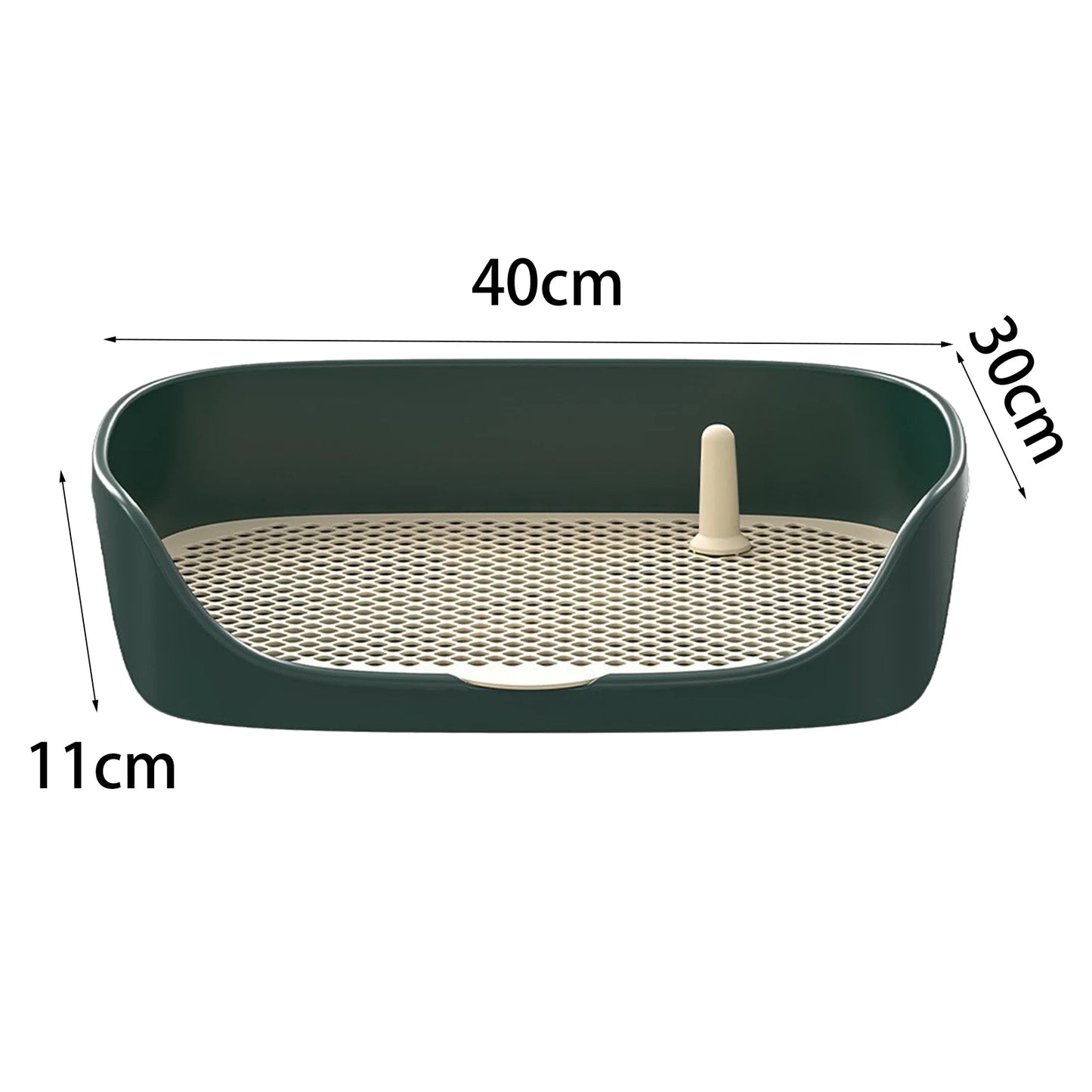 Portable Dog Toilet Potty Tray Litter Box Anti Splash Training