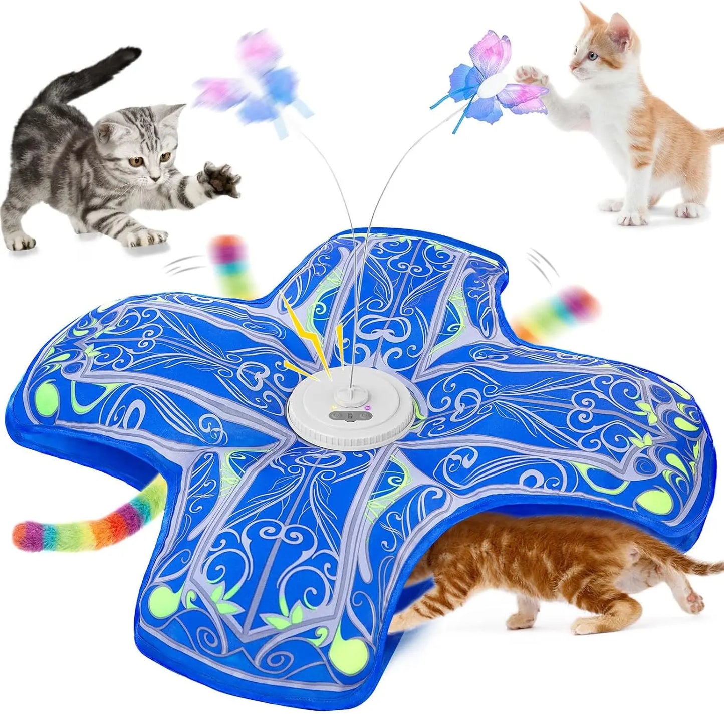 Rechargeable Touch Activated Hide and Seek Cat Toy