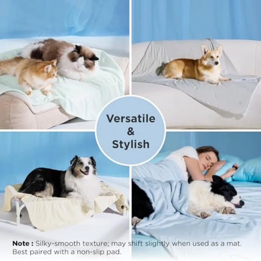 Breathable Air Core Pet Cooling Blanket For Small Dogs