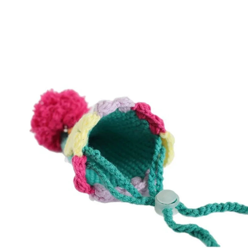 Handmade Crochet Pet Birthday Hat For Cats And Dogs