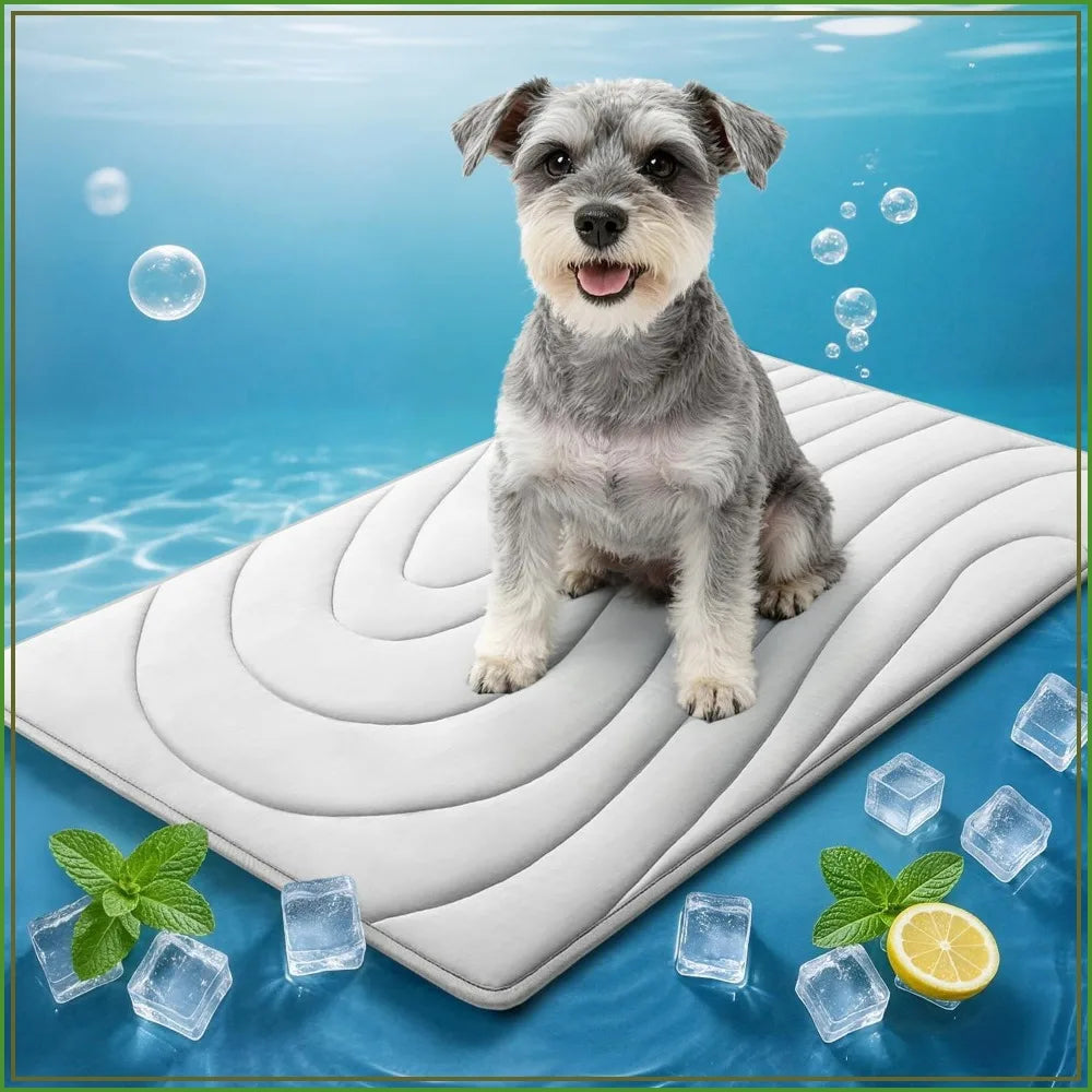 Self Cooling Dog Mat Non Slip Washable Pad For Indoor Outdoor Use