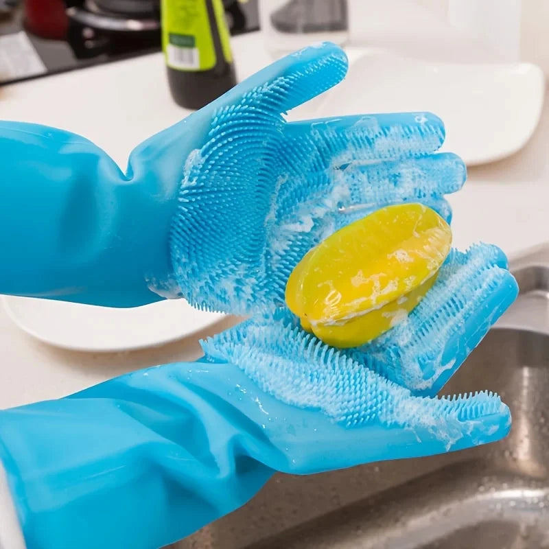 Eco-Friendly Silicone Pet Grooming Glove For Bath And Hair Removal