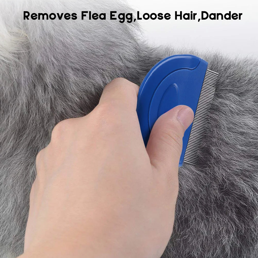 Flea Comb For Cats And Dogs Pet Hair Removal Brush