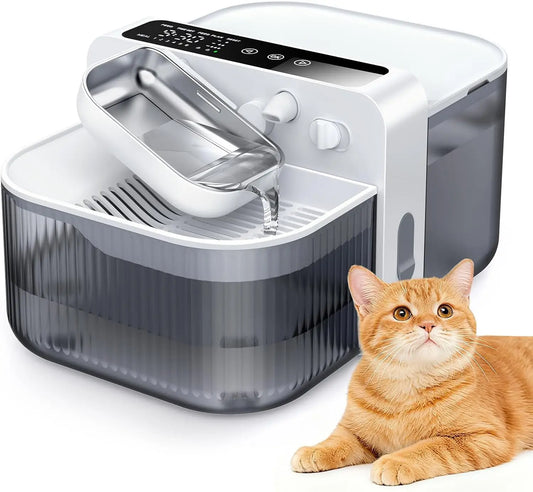 Wireless Pet Water Fountain For Cats And Dogs With Flow