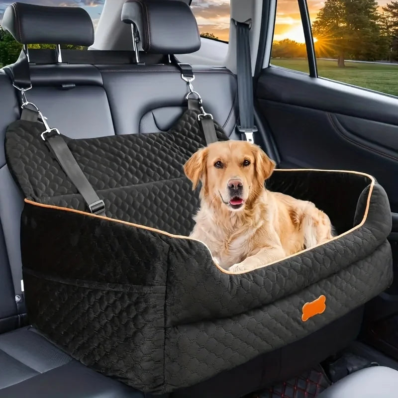 Memory Foam Dog Car Seat Booster Cushion With Thick Washable Padding