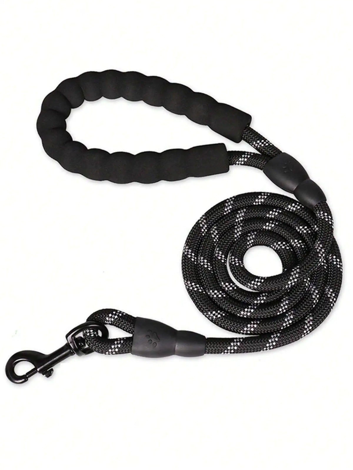 Sturdy Reflective Nylon Dog Leash With Comfortable Soft Foam Handle