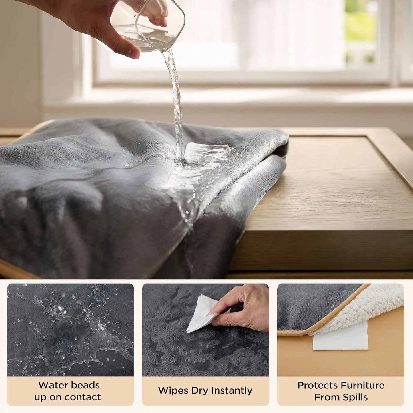 Pet Blanket With Sherpa And Fleece Reversible Comfort