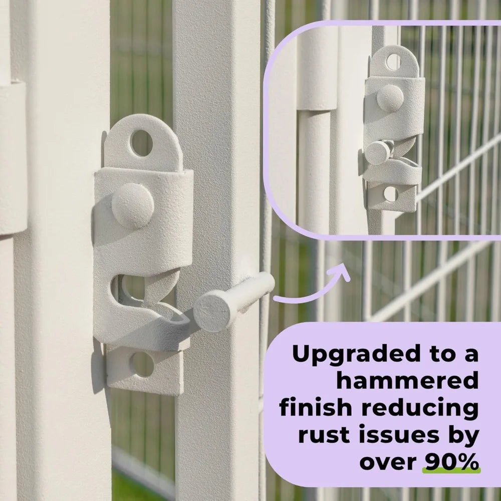 Indoor Dog Play Pen Easy Setup Anti Rust Pet Fence