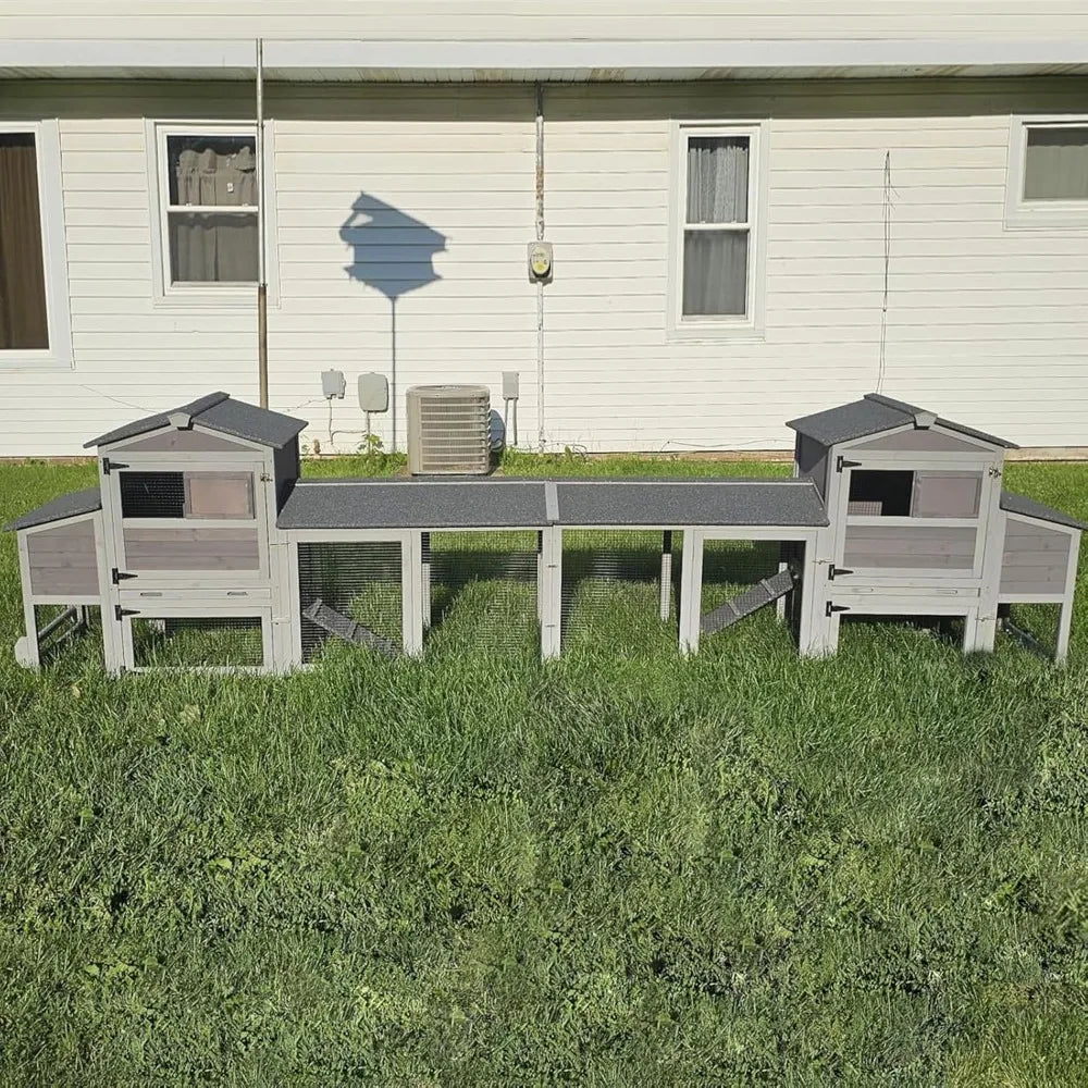 Mobile Chicken Coop With Wheels And Nesting Box Run