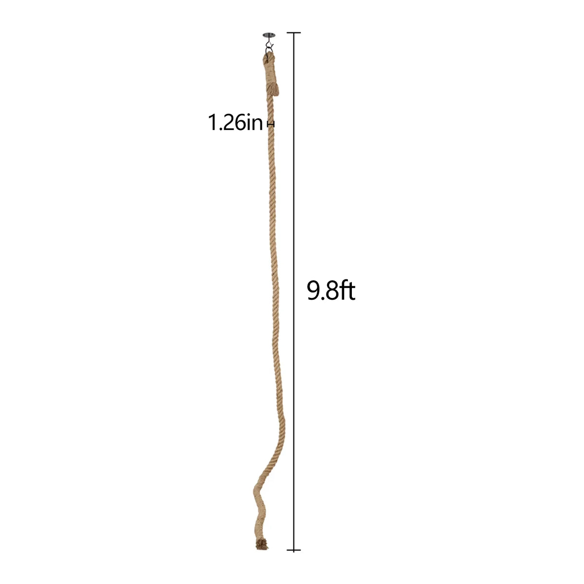 Ceiling Mounted Cat Sisal Climbing Rope Scratching Post