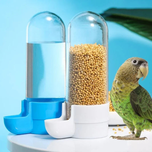 Bird Water Feeder Hanging Dispenser for Parrots and Finches