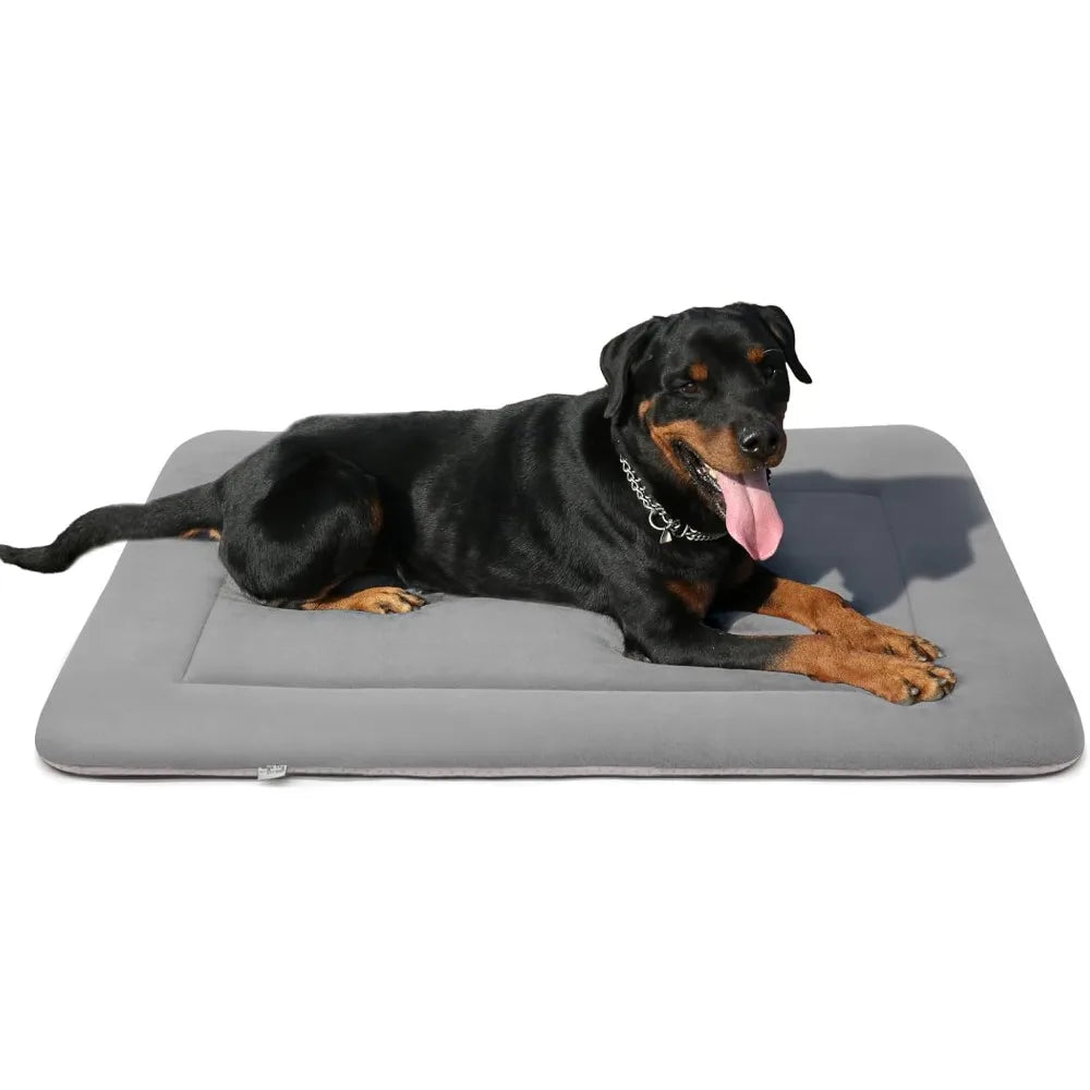 DAFIFY Machine Washable Pet Bed Crate Pad With Non Slip