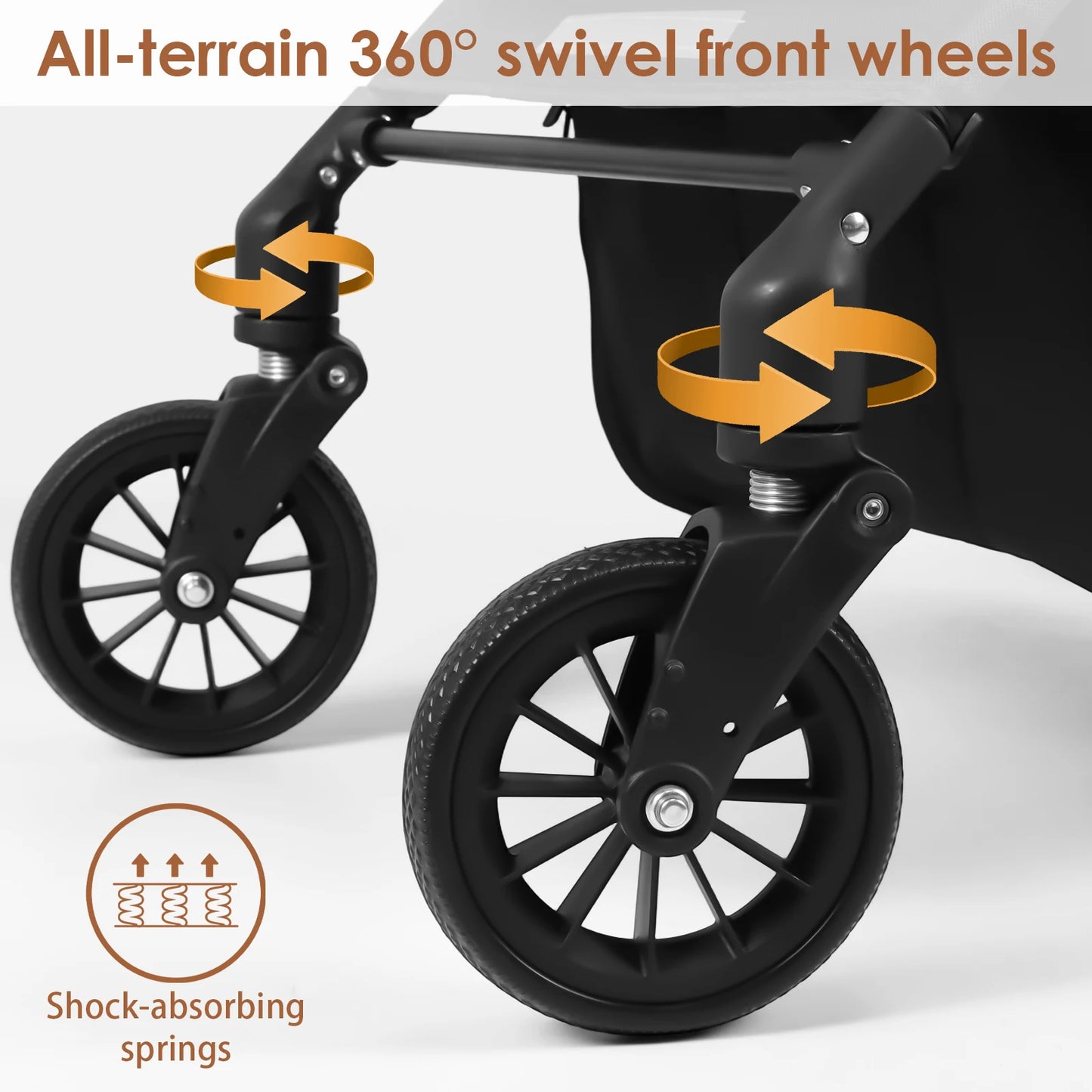 Shunmaii Pet Stroller Foldable Jogger For Small And Medium Dogs